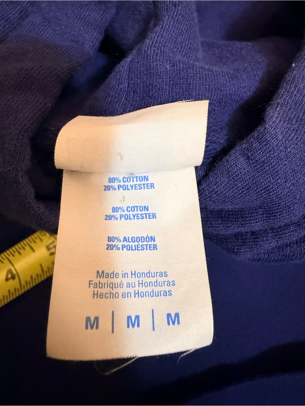 Women’s Blue "Horses Make Me Happy" Graphic Hoodie. Medium - Picture 6 of 6